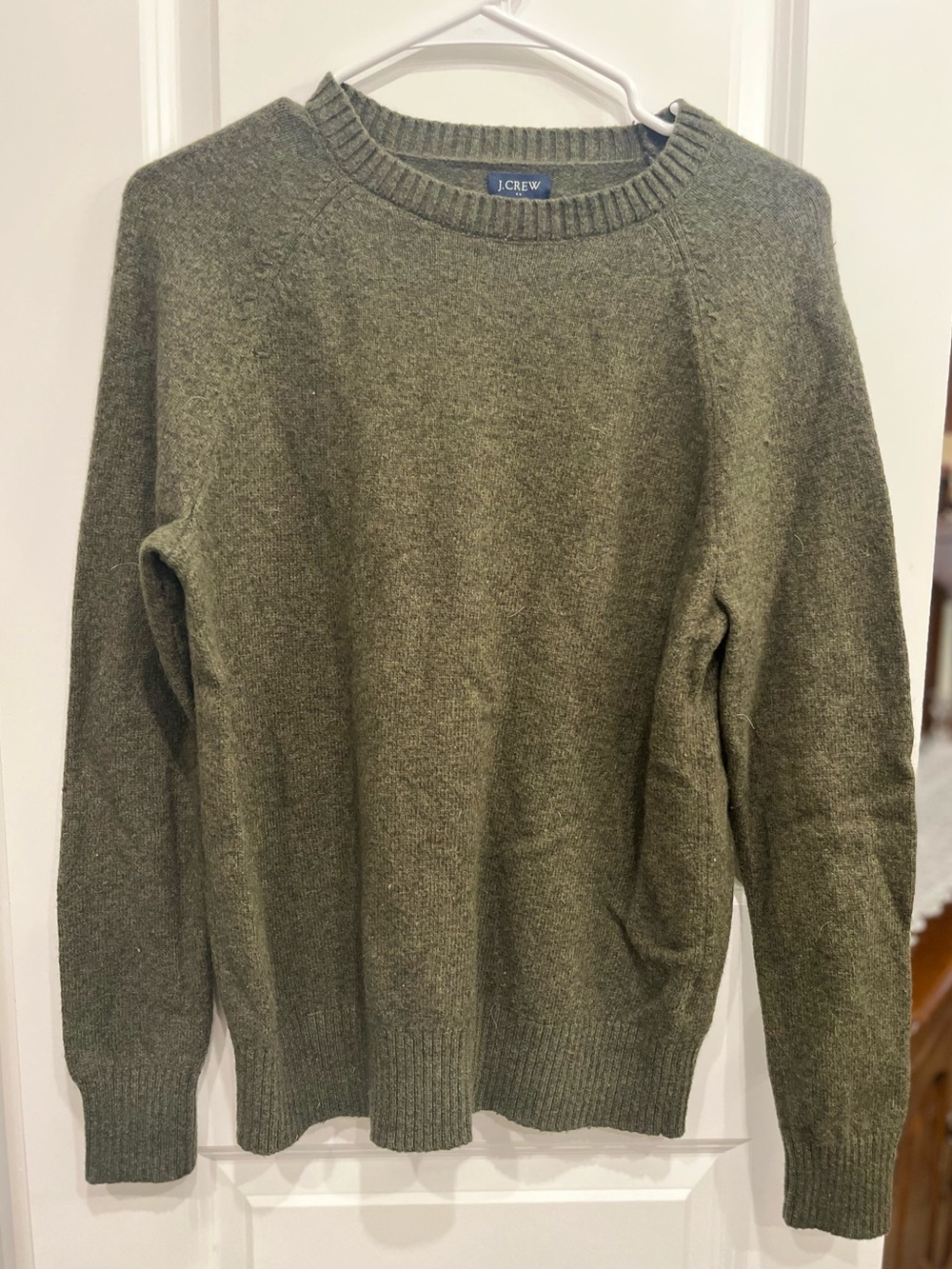 J. Crew Women’s Olive Green Crewneck Sweater